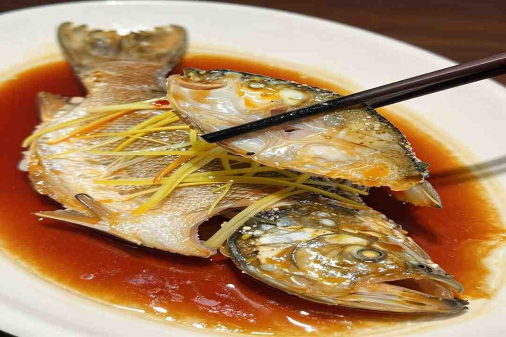 asian steamed fish recipe cantonese dish close up