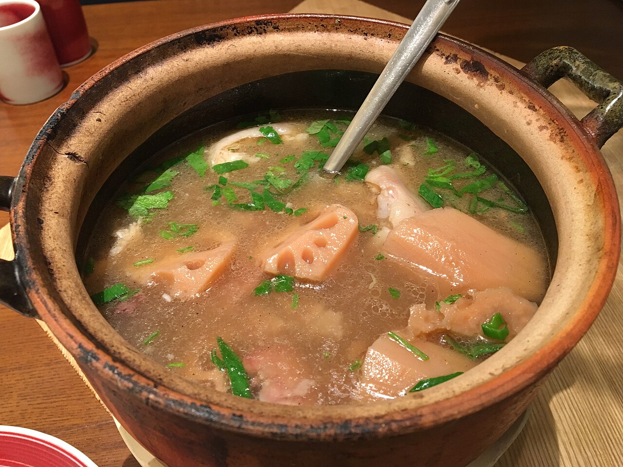 lotus root pork soup supporting the section about protein choice, water ratio, and practical comparison