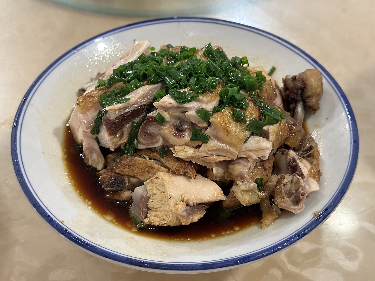 poached chicken preparation