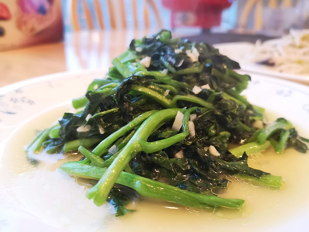 Cantonese stir fried vegetables dish