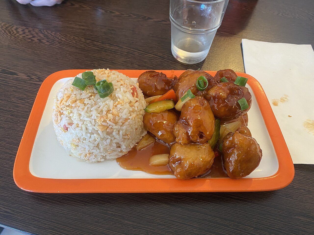 Cantonese sweet and sour pork dish